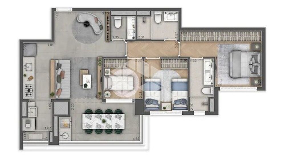 Apartamento, 3 quartos, 84 m² - Foto 11