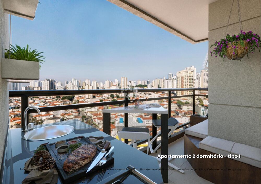 Apartamento Lançamentos com 2 quartos, 48m² - Foto 1