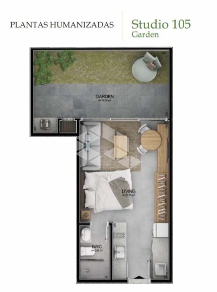 Apartamento à venda com 1 quarto, 47m² - Foto 4