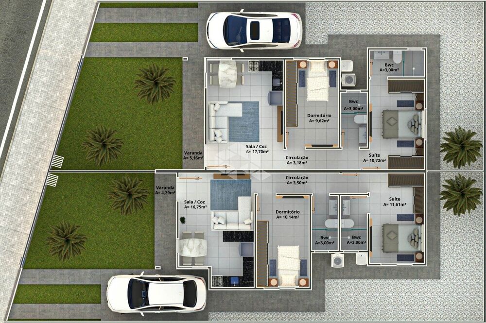 Casa, 2 quartos, 59 m² - Foto 4