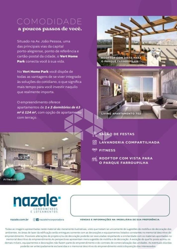 Apartamento à venda com 1 quarto, 44m² - Foto 2