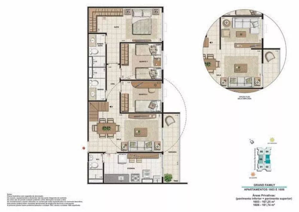Cobertura, 3 quartos, 163 m² - Foto 9