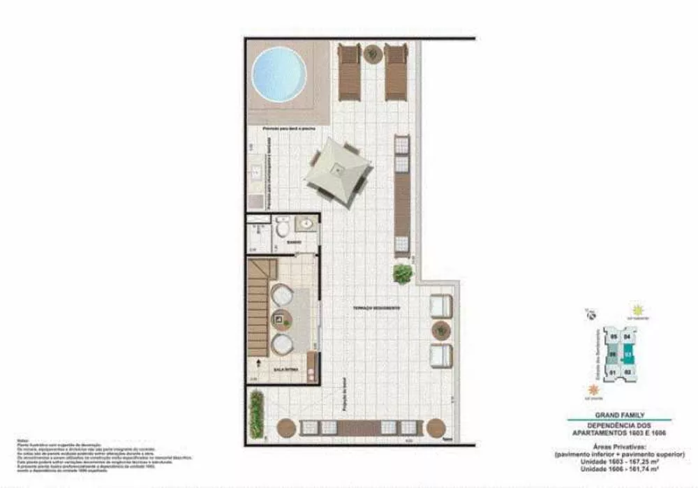 Cobertura, 3 quartos, 163 m² - Foto 1
