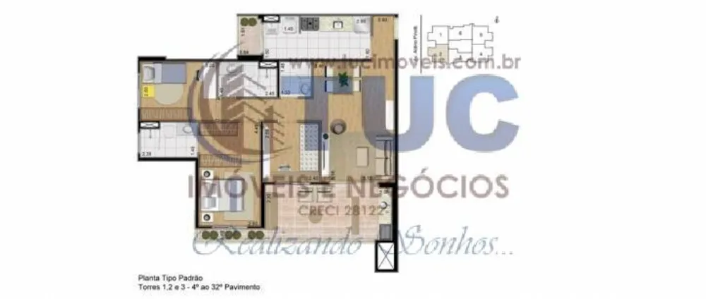 Apartamento, 2 quartos, 77 m² - Foto 15