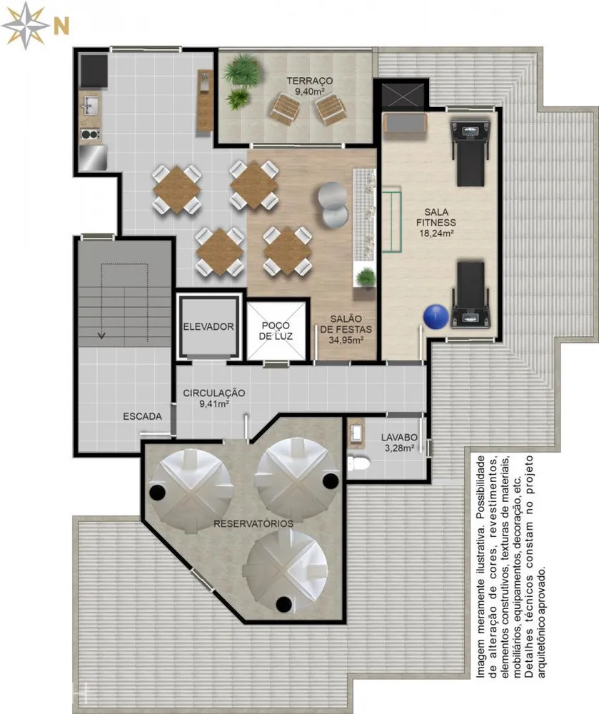 Apartamento, 2 quartos, 105 m² - Foto 6