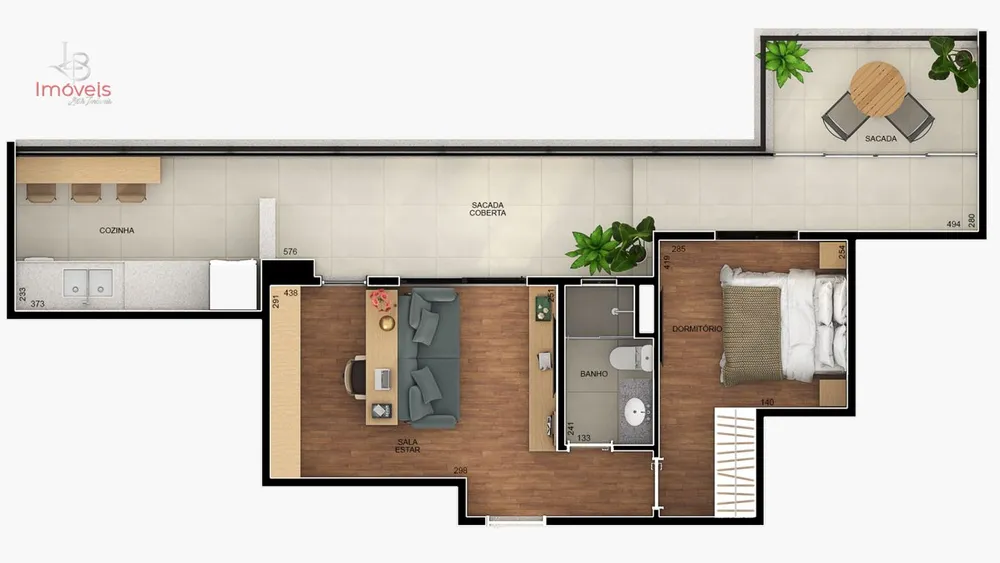 Cobertura, 1 quarto, 70 m² - Foto 12