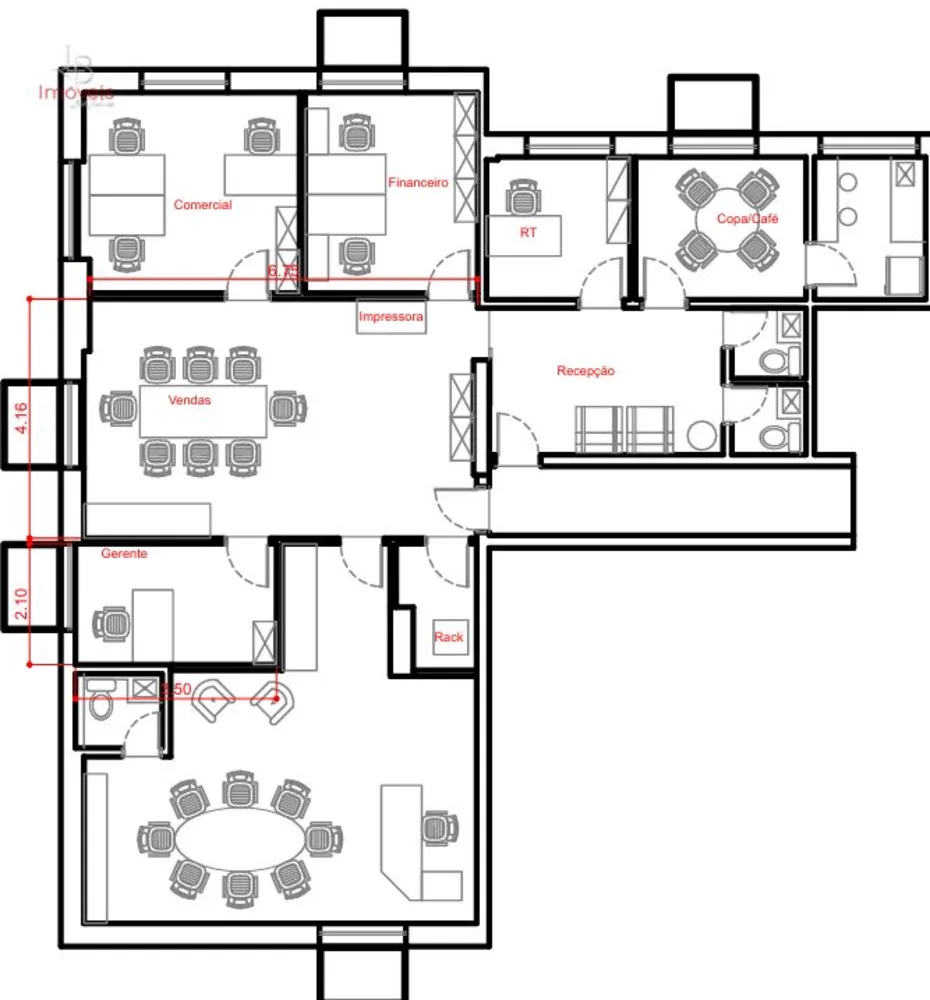 Sala-Conjunto, 151 m² - Foto 12