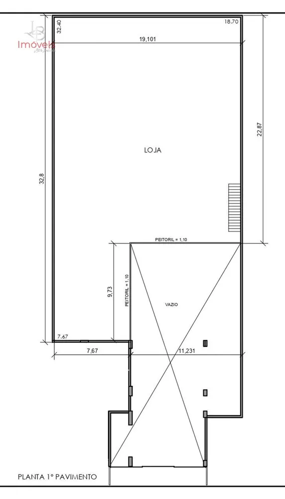 Loja-Salão, 1329 m² - Foto 3