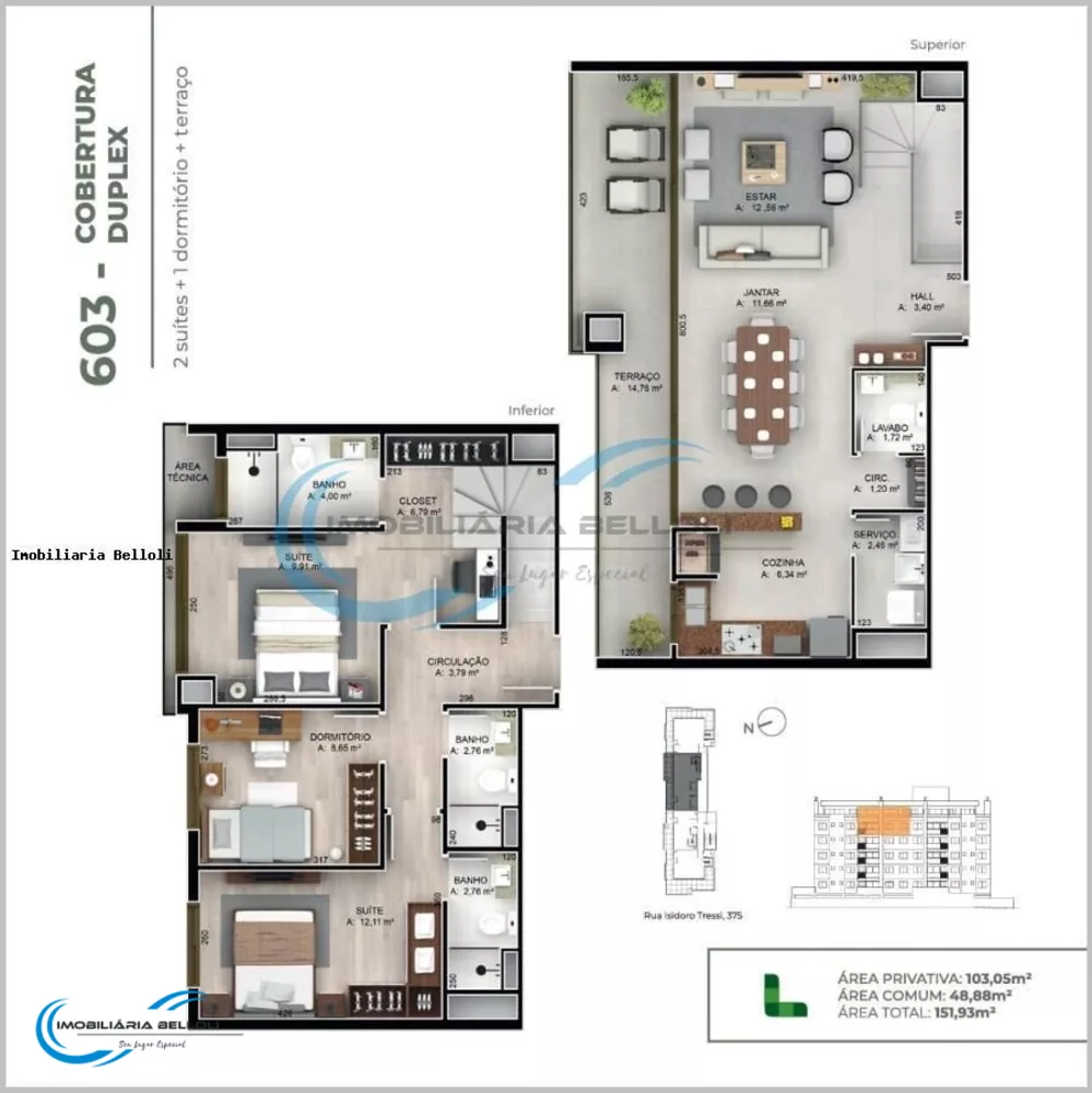 Apartamento, 1 quarto, 68 m² - Foto 4