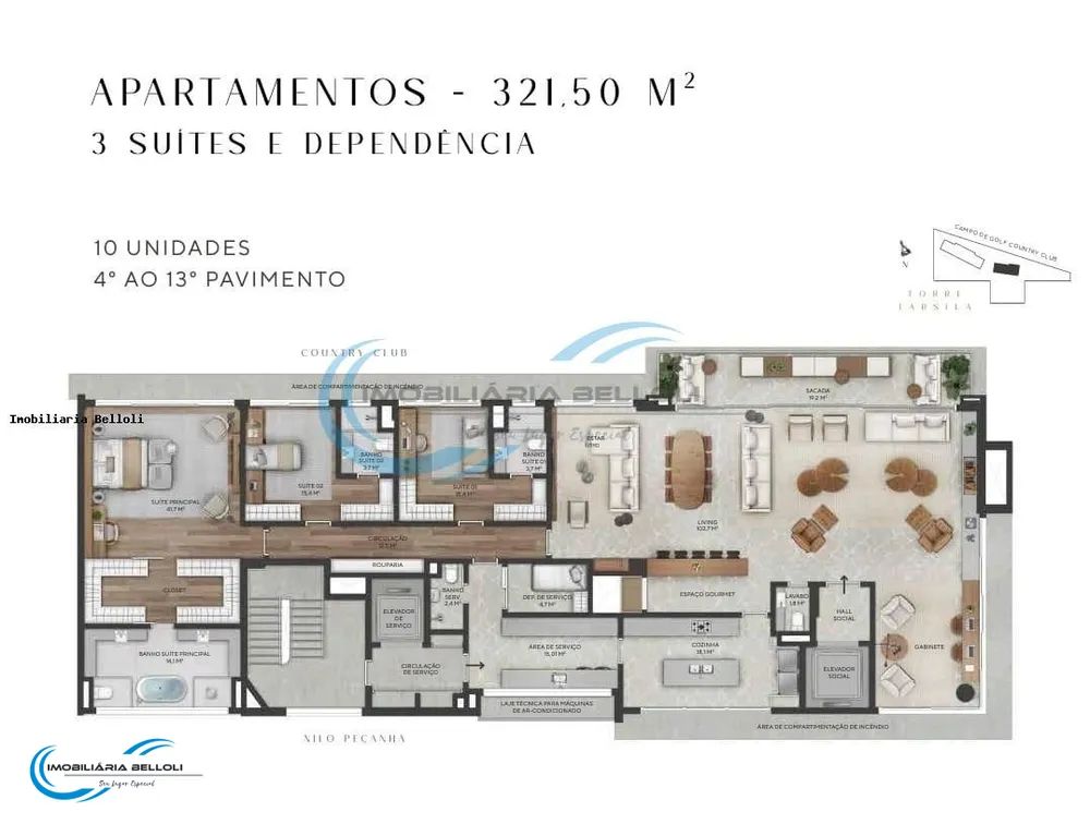 Apartamento, 3 quartos, 247 m² - Foto 6