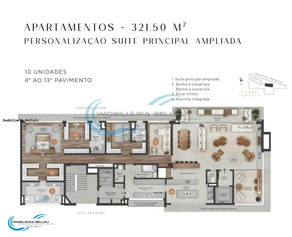 Apartamento, 3 quartos, 247 m² - Foto 8