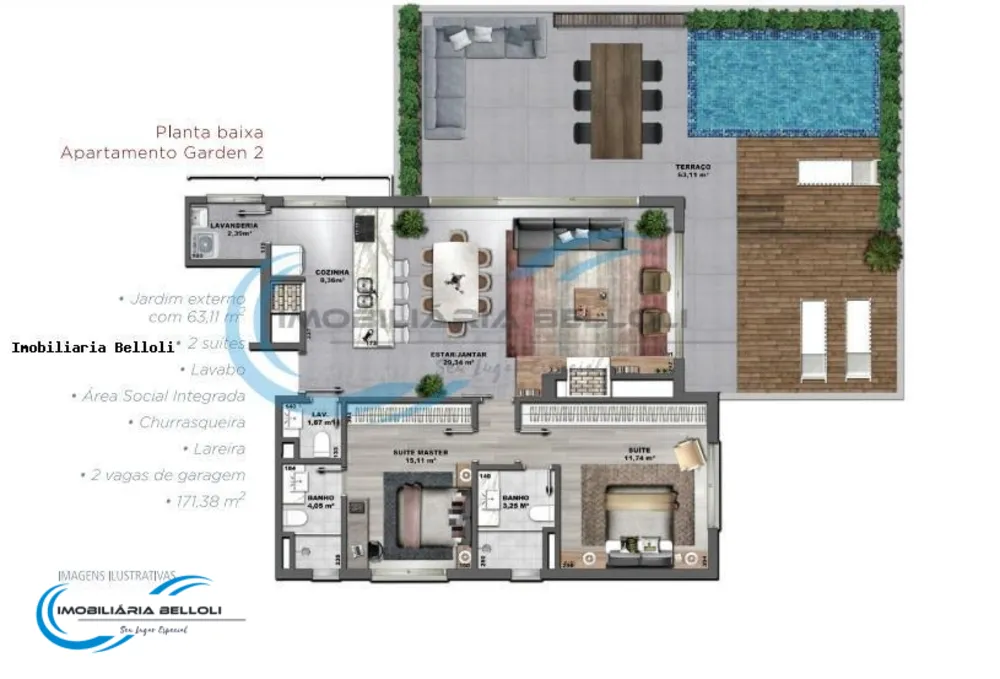 Apartamento, 2 quartos, 106 m² - Foto 6