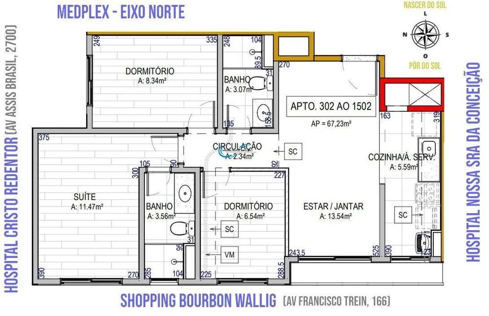 Apartamento, 3 quartos, 67 m² - Foto 16