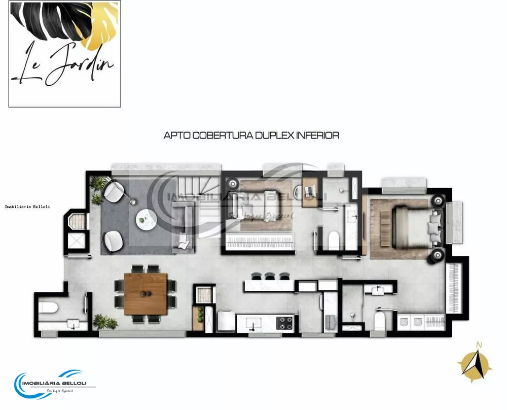 Apartamento, 2 quartos, 80 m² - Foto 3
