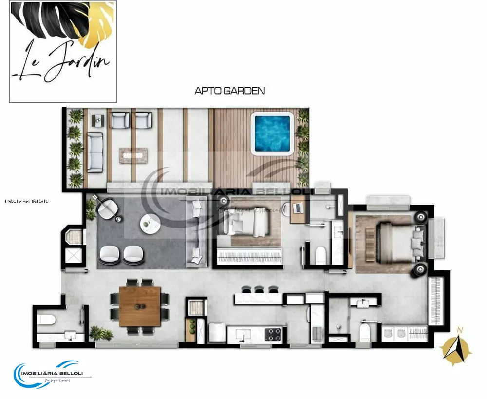 Cobertura, 2 quartos, 160 m² - Foto 2