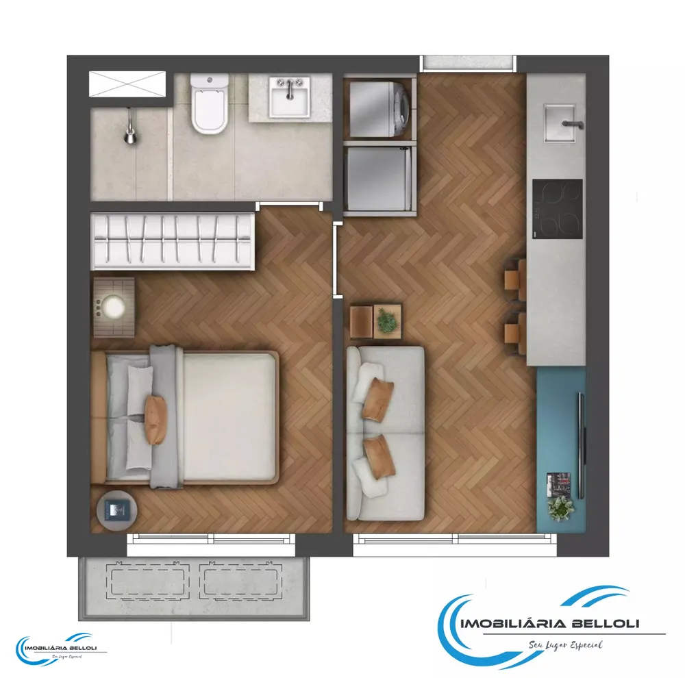 Apartamento, 1 quarto, 29 m² - Foto 14