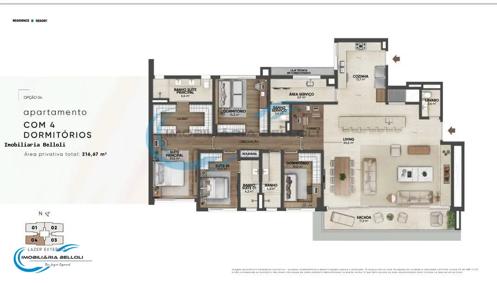 Apartamento, 3 quartos, 177 m² - Foto 18