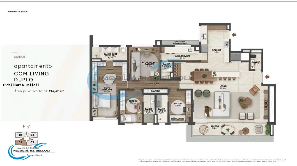 Apartamento, 3 quartos, 177 m² - Foto 17