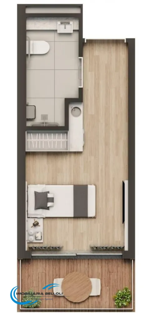 Apartamento, 1 quarto, 23 m² - Foto 18