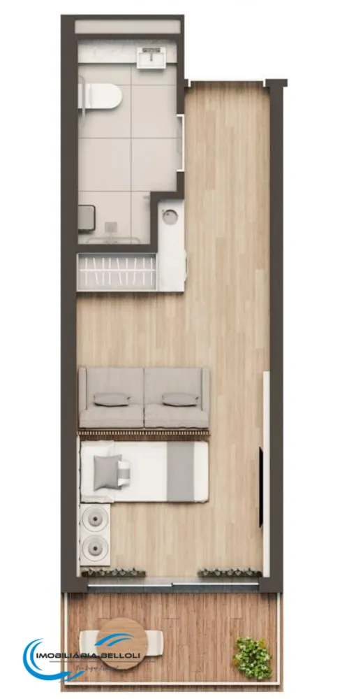 Apartamento, 1 quarto, 23 m² - Foto 16