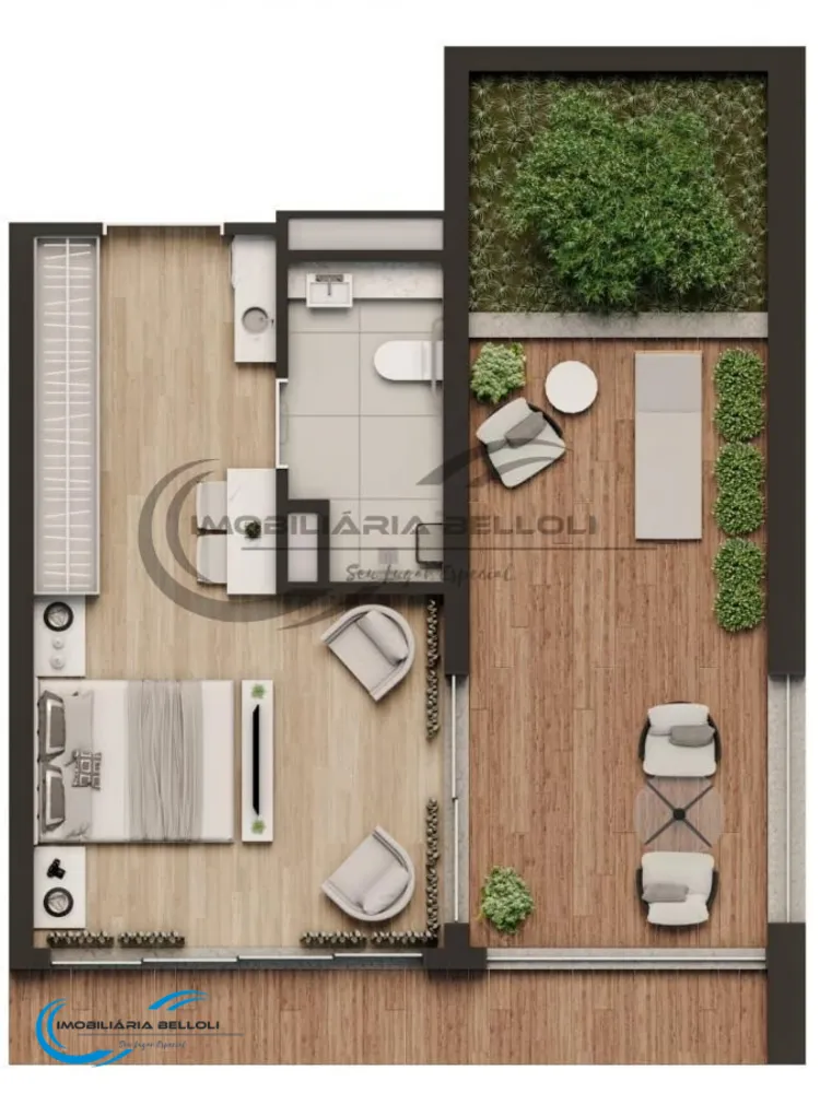 Apartamento, 1 quarto, 23 m² - Foto 14