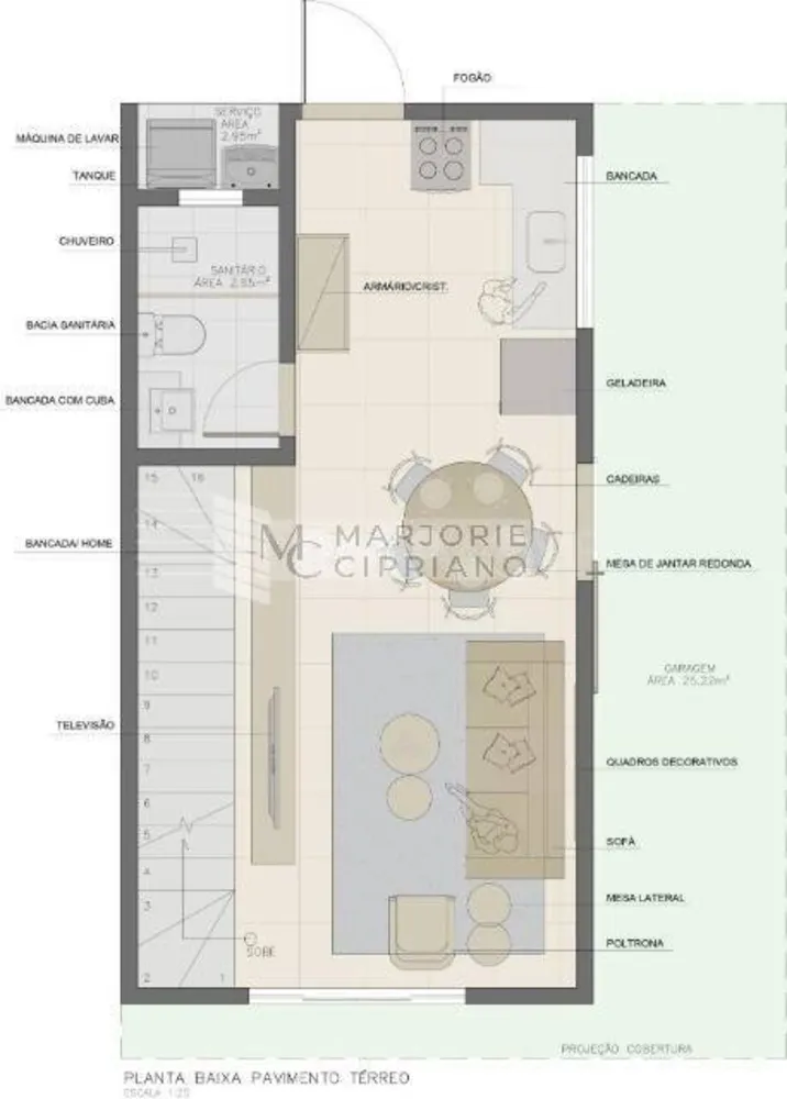 Casa de Condomínio, 3 quartos - Foto 1