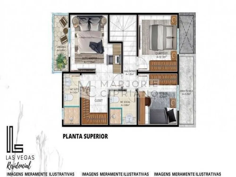 Casa de Condomínio, 3 quartos - Foto 4