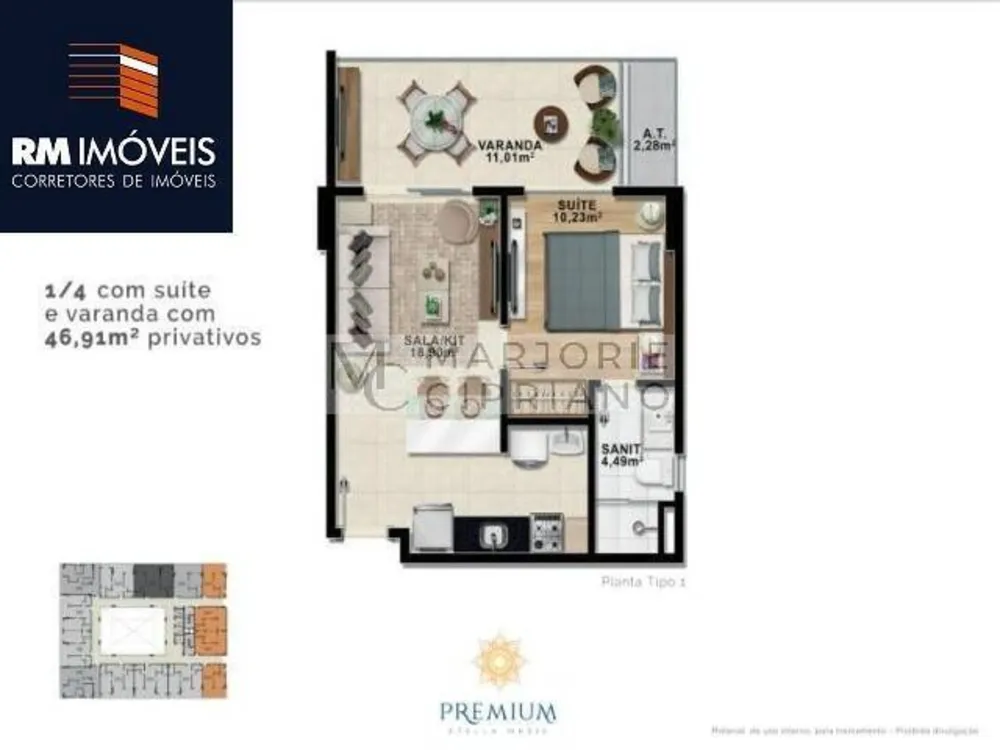Apartamento, 2 quartos, 70 m² - Foto 5