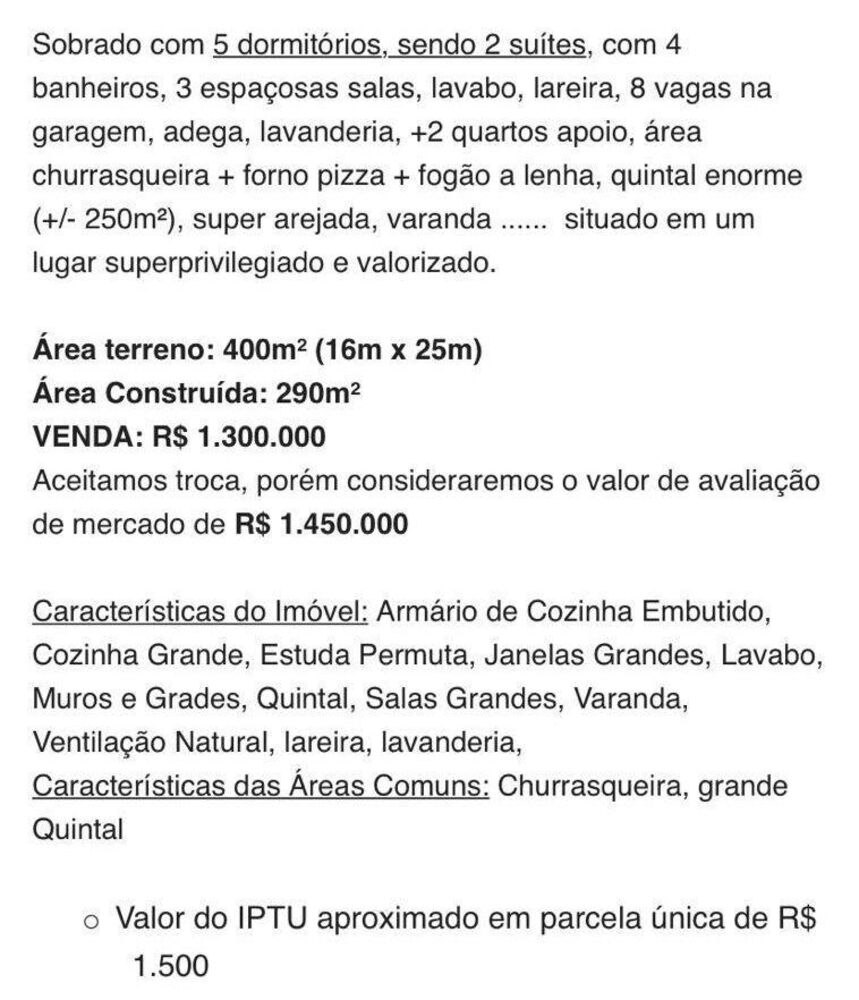 Sobrado, 5 quartos, 290 m² - Foto 3