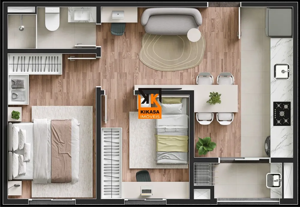 Apartamento, 2 quartos, 49 m² - Foto 16