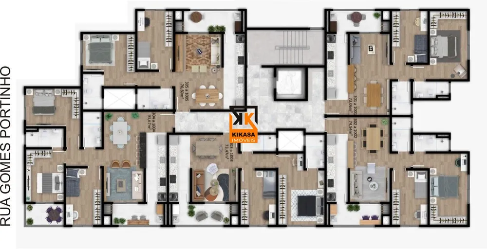 Apartamento, 2 quartos, 74 m² - Foto 9