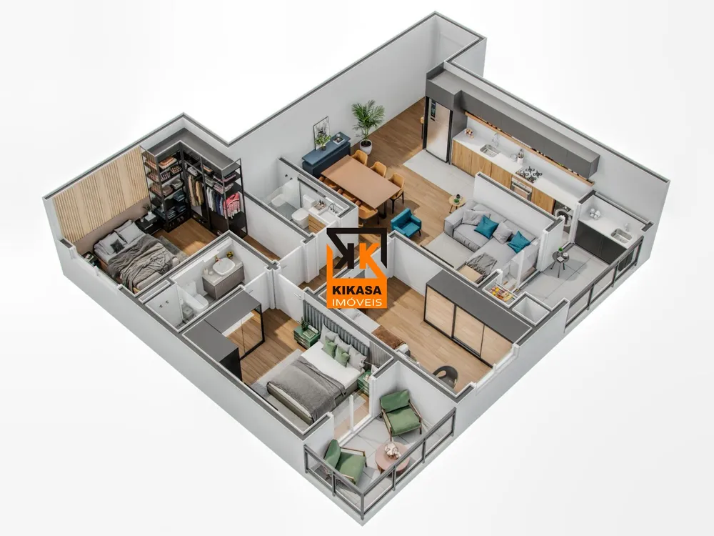 Apartamento, 2 quartos, 74 m² - Foto 16