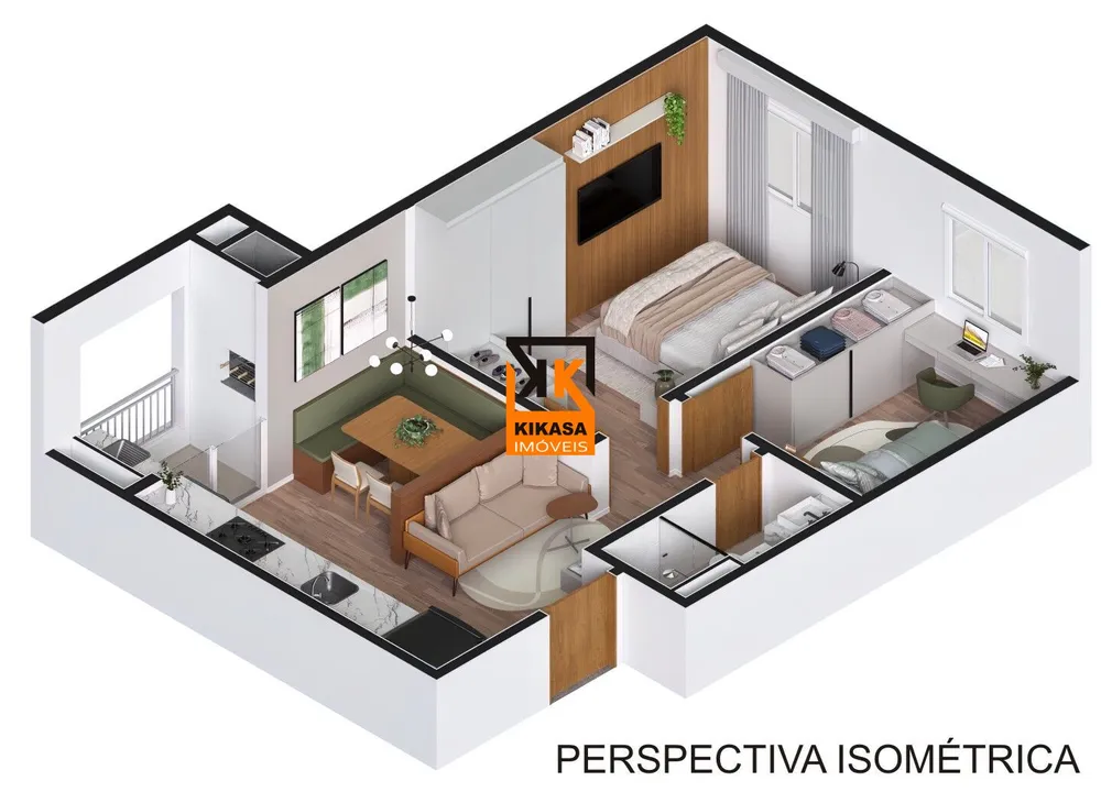 Apartamento, 2 quartos, 46 m² - Foto 9