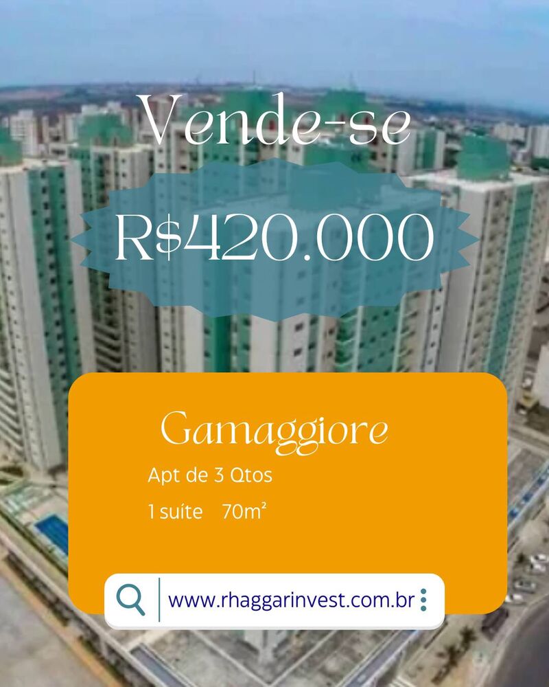 Apartamento à venda com 3 quartos, 70m² - Foto 1