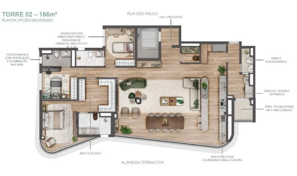 Apartamento, 4 quartos, 171 m² - Foto 4
