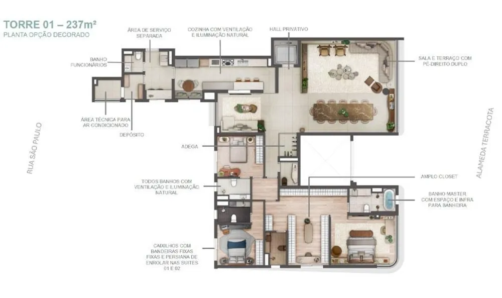 Apartamento, 5 quartos, 1036 m² - Foto 3