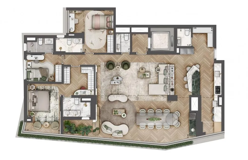 Apartamento, 4 quartos, 190 m² - Foto 10