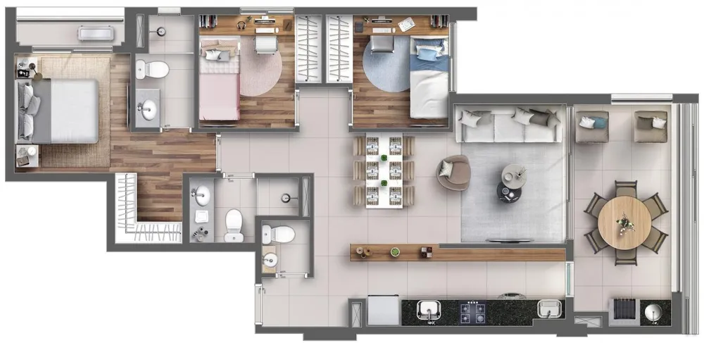 Apartamento, 3 quartos, 87 m² - Foto 9