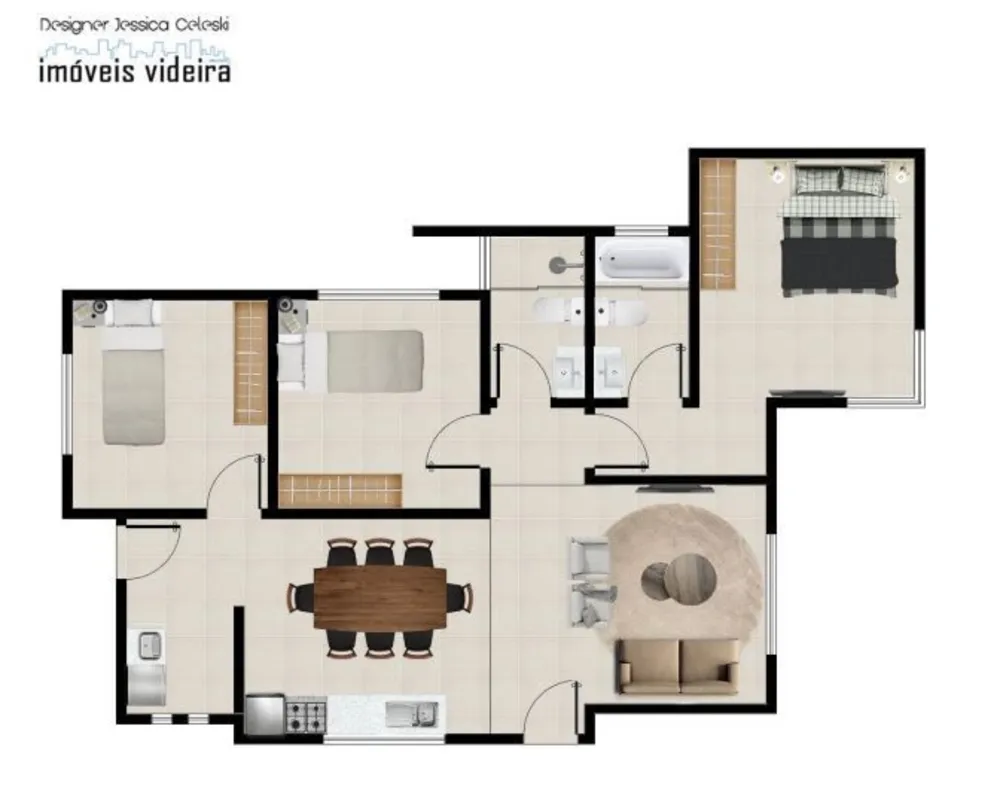 Casa, 3 quartos, 81 m² - Foto 9