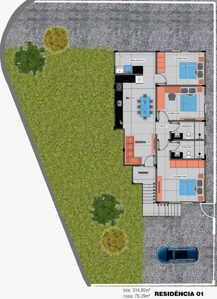 Casa, 79 m² - Foto 11