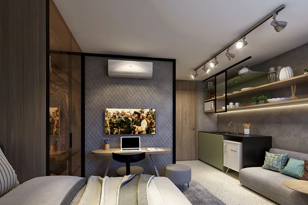 Apartamento, 1 quarto, 17 m² - Foto 4