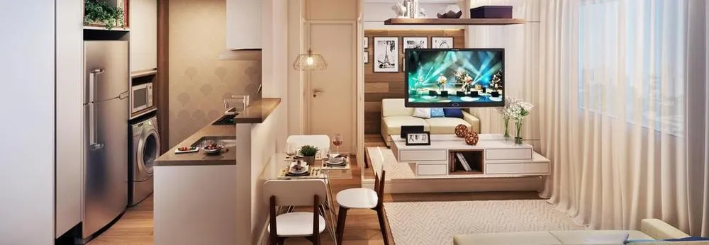 Apartamento, 2 quartos, 34 m² - Foto 2