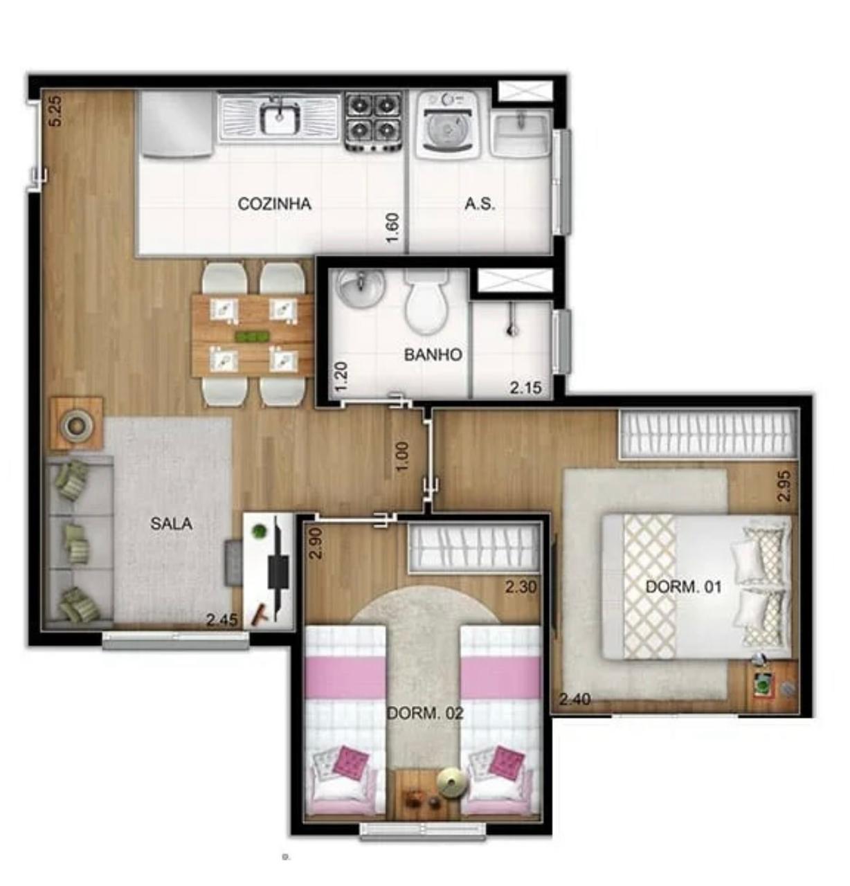 Apartamento à venda com 2 quartos, 42m² - Foto 18