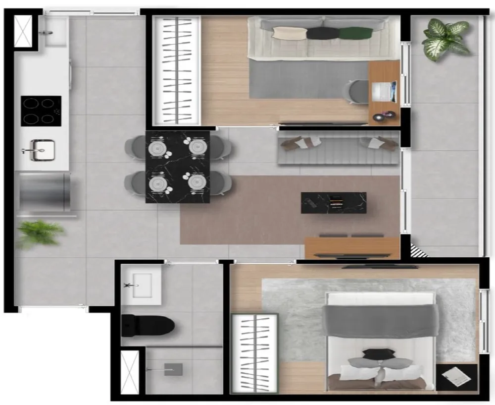 Apartamento, 1 quarto, 29 m² - Foto 4
