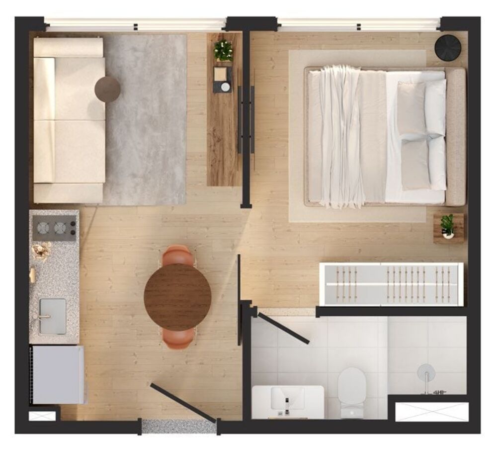 Apartamento, 1 quarto, 27 m² - Foto 9
