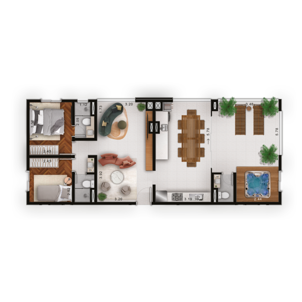 Cobertura, 2 quartos, 88 m² - Foto 20