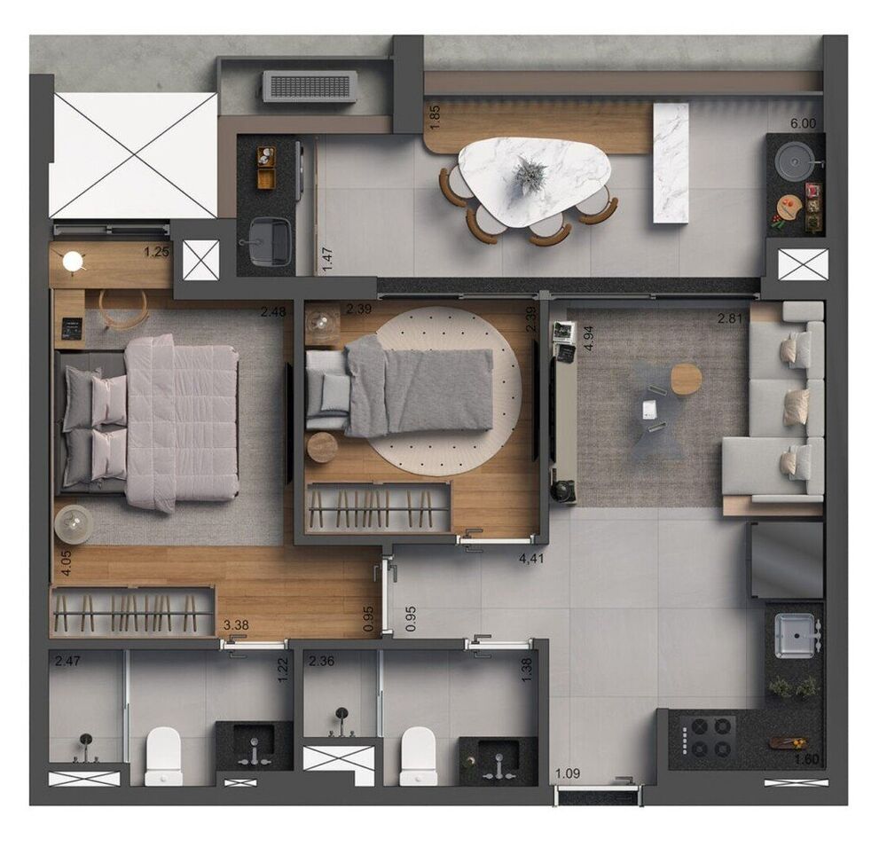 Cobertura, 3 quartos, 161 m² - Foto 10