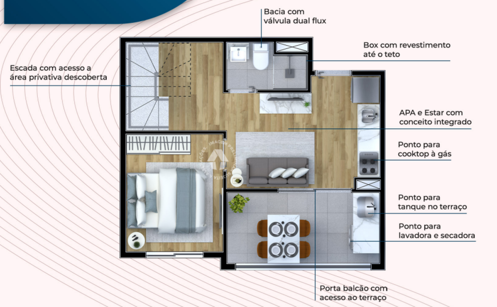 Cobertura, 1 quarto, 87 m² - Foto 13