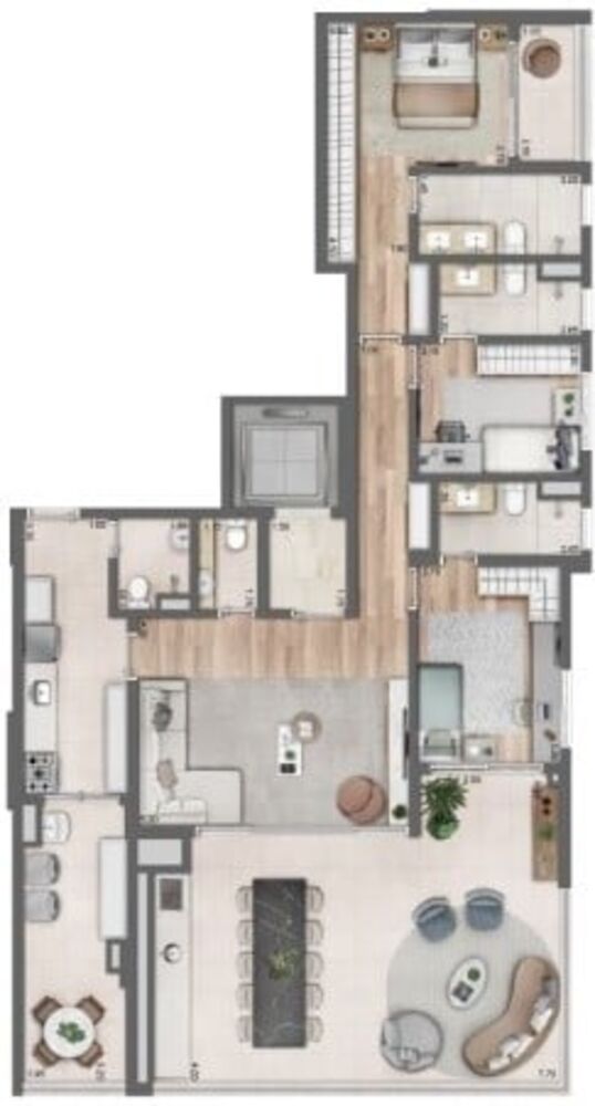 Apartamento, 4 quartos, 209 m² - Foto 3