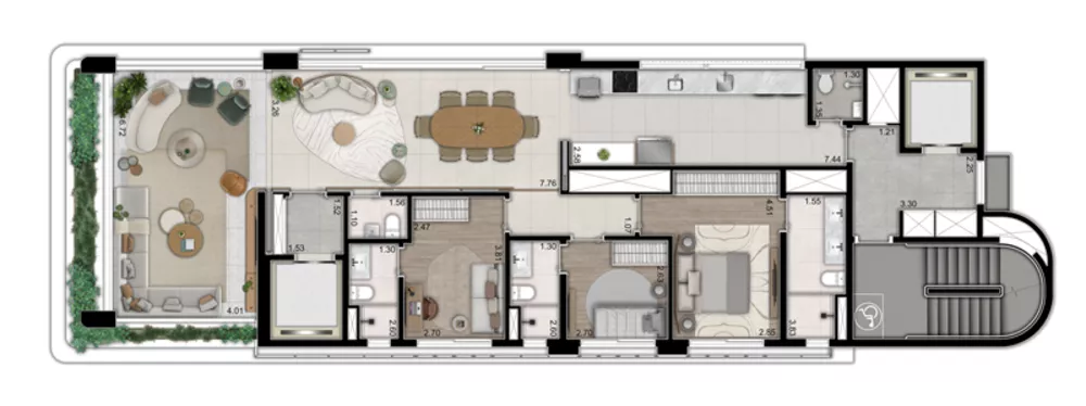 Apartamento, 3 quartos, 272 m² - Foto 8